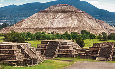 Photo of Aztec pyramids
